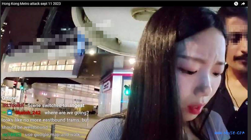 韩女主播地铁站内遭FL 南亚汉从后压墙袭击 女主播吓出娇喘声！直播画面全网疯传